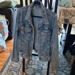 Free people Blue Denim Jacket - Women's Light Wash Jean Jacket